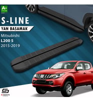 Mitsubishi L200 5 S-Line Siyah Yan Basamak 193 Cm 2015-2019