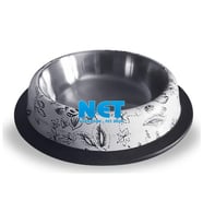 ASBTF (F1)-24 Oz Desenli Oval Mama Kabı ø 24 Cm