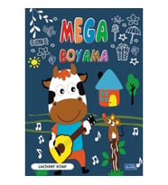 Mega Boyama Lacivert Kitap