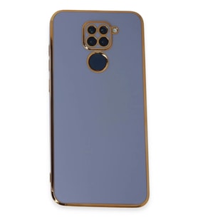Redmi Note 9 Kılıf Volet Silikon - Mavi