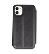 İphone 11 Kılıf Flip Cover - Siyah