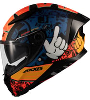 Motosiklet Kask Panther Tribute Sketch Full Face Güneş Vizörlü ECE 22.06R Motor Kaskı