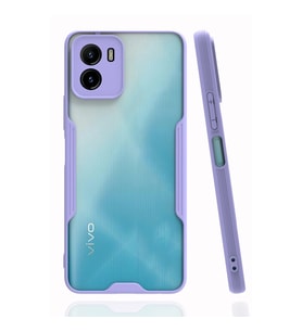 Vivo Y15s Kılıf Platin Silikon - Lila