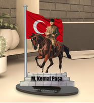 Kişiye Özel Gazi Mustafa Kemal Atatürk Tasarımlı Karikatür Biblo