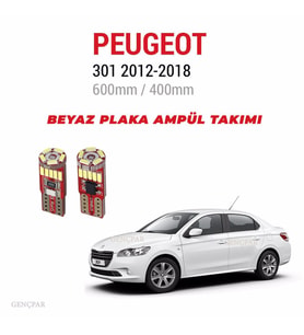 PEUGEOUT PLAKA AMPÜL SET BEYAZ  ARIZA IŞIĞI YAKMAZ(CANBUS)