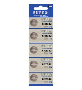 Supex Cr2032 3V Lityum 5Li Blister Pil