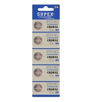 Supex Cr2032 3V Lityum 5Li Blister Pil