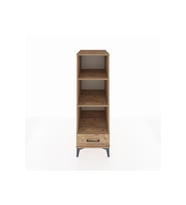 Kronos Dolap 3 Raflı Tek Çekmeceli 44x59x134 Çam-Çam