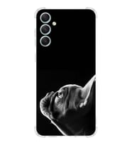PrintiFy Samsung Galaxy A34 Uyumlu Köpek 1 Baskılı Şeffaf Köşe Korumalı Antişok Kılıf