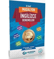 Gezegen Yayınları 8. Sınıf Madalyon İngilizce 20 Deneme