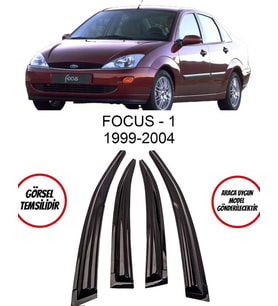 Ford Focus 1 Hb Sd Cam Rüzgarlığı 4lü 1999-2004 Arası
