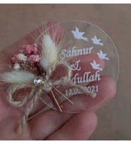 Şeffaf Pleksi  Magnet