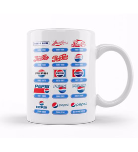Pepsi Logo 04 Kupa Bardak Porselen