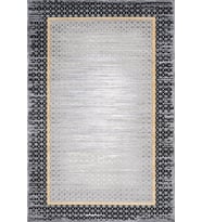 Dijital Kaymaz Yıkanabilir Antrasit Minimalist Salon Halısı Mutfak Halısı Koridor Halısı Yolluk 18169