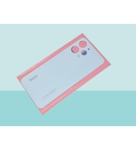 Xiaomi Redmi 12 -4G- Uyumlu Arka Kapak Batarya Kapağı - MAVİ