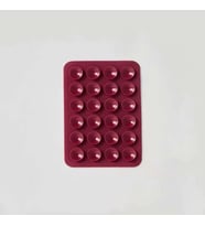 Lexroo Öpücüklü 02 Çift Taraflı Silikon Telefon Tutucu 6,50cm x 10cm - Mürdüm