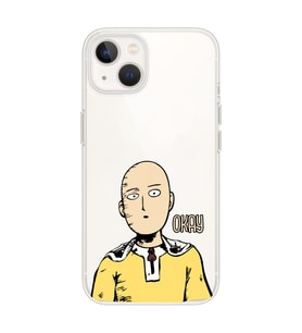 Iphone 14 Plus Uyumlu One Punch Man Tasarımlı Şeffaf Telefon Kılıfı
