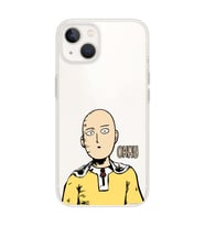 Iphone 14 Plus Uyumlu One Punch Man Tasarımlı Şeffaf Telefon Kılıfı