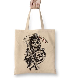 Sons Of Anarchy Reaper Bez Çanta Uzun Saplı