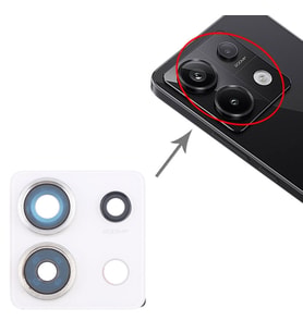 Xiaomi Uyumlu Redmi Note 13 Pro 5G Kamera Lensi Cam Full 2312DRA50G Beyaz (Beyaz)