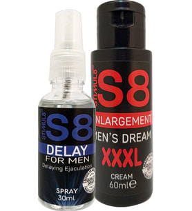 Stımul8 (S8) Erkekıere Özel 30 Ml Delaysprey + Özel Xxxlözeı Öıçüıendirme Kremi 60 Ml