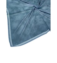 Ebruli Soft Pamuklu Desenli Eşarp - 95x95 cm (Lacivert)