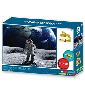 Ayda Astronot Puzzle 100 Parça