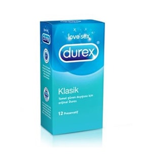 Durex Klasik Prezervatif 12'li