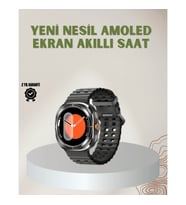 Mey İthalat® 1.62 İnç Akıllı Saat Arama Özellikli Sağlık ve Spor Takibi