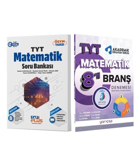 Çap TYT Matematik Soru Bankası ve Yarıçap Deneme Seti 2 Kitap
