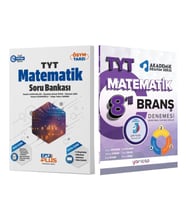 Çap TYT Matematik Soru Bankası ve Yarıçap Deneme Seti 2 Kitap