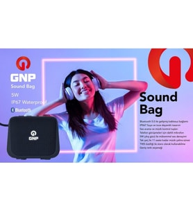 Sound Bag Bluetooth Hoparlör Siyah