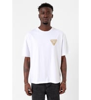 Dark Tannhaus Logo Beyaz Erkek Oversize Tshirt