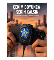 Mey İthalat® Oyunlar İçin Telefon Soğutucu – 65-85 mm Uyumlu, Dijital Ekranlı Yeni Nesil