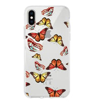 PrintiFy Apple  iPhone XS Max ile Uyumlu 1mm Slim Fit Water Color 2 Baskılı Şeffaf  Kılıf