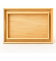 Doğal Bambu 2’li Ahşap Tepsi Seti Büyük 40×30 cm – Küçük 35×25 cm Servis, Kahvaltı, Sunum ve Dekor Tepsisi Dayanıklı, Sağlam, Şık Tasarım