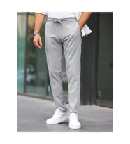 Slim Fit Likralı Jogger Pantolon (Gri)