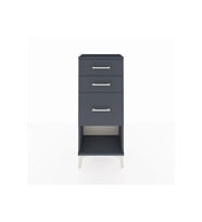 Arges Komodin 3 Çekmeceli 44x30x106 Antrasit-Antrasit