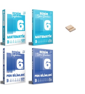 Benim Hocam 6. Sınıf Matematik ve Fen Fasikülüm ve Soru Bankam 4lü Set + Telefon Standı