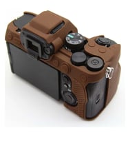 Mettzchrom Sony A7M4 a74 A7M5 Mark V A7 Mark 4 Uyumlu Silikon Koruyucu Kılıf