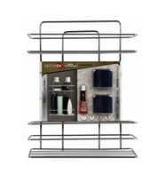Decorev DC-4790 Dekoratif Paslanmaz Krom İki Katlı Banyo Köşeliği