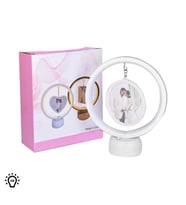 Led Işıklı Yuvarlak Fotoğraf Çerçevesi