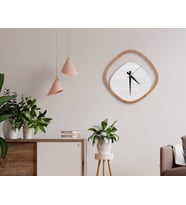 BK Gift Dekoratif 45cm Ahşap Duvar Saati-97
