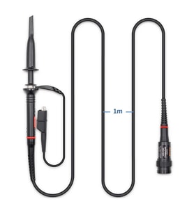 P2200 Osiloskop Probu 200MHz x1 x10 Kazanç Anahtarlı Bnc Soket DC 300 / 600V CATII BNC 1 Metre Kablo