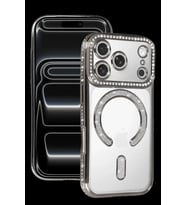 iPhone 17 Pro Joke Simli Magneticsafe Kılıf - Gümüş