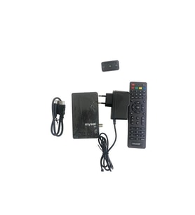 M1 Youtube Full HD Bluetooth Kumanda Dijital Uydu Alıcı - Wifi Anteni (Siyah)