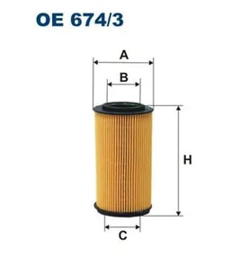 FILTRON OE6743 Yag Filtresi 263203C100