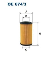 FILTRON OE6743 Yag Filtresi 263203C100