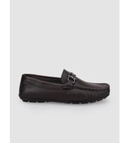%100 Hakiki Deri Kahverengi Tokalı Erkek Loafer