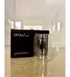 Arow Çift Cıdarlı 2li Keyif Bardak TR-2983